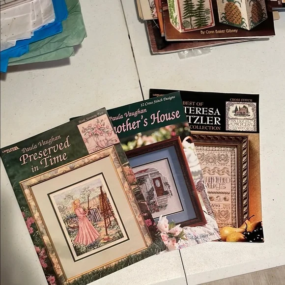 Cross Stitch Pattern Book Set - Picture 1 of 10